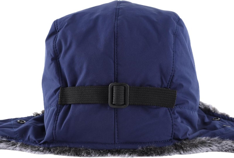 Connectyle Trapper Hat for Men Women Faux Fur Winter Hat with Ear Flaps Water-Resistant Hunting Hats Ushanka Skiing Cap - Image 5